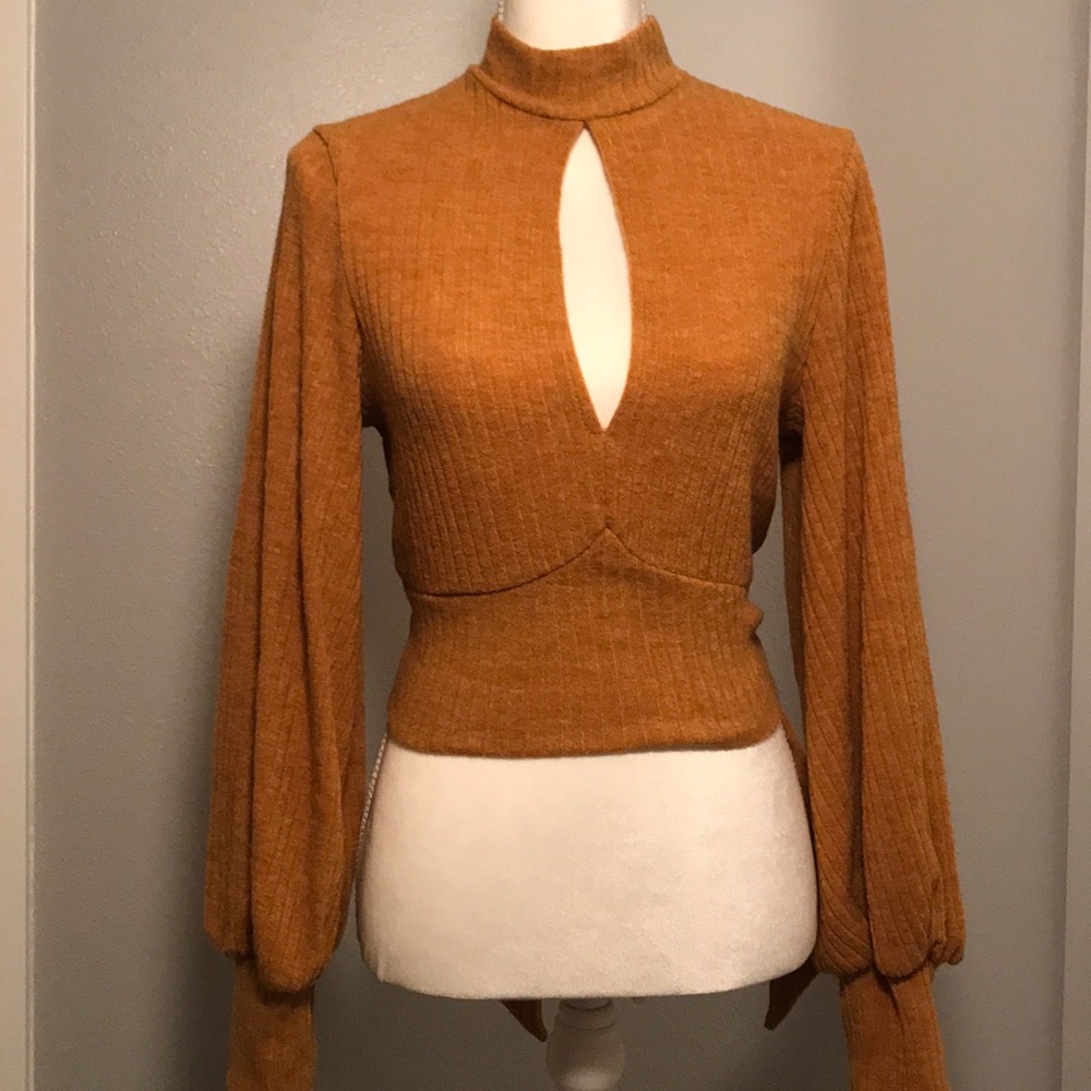 FOREVER 21 PEASANT BLOUSE